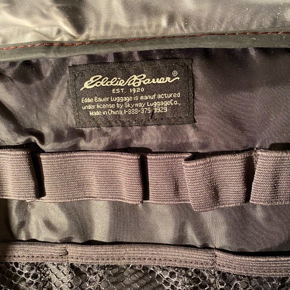 Eddie Bauer Small Toiletries Nylon Zippered Travel Bag  Unisex - Picture 7 of 8